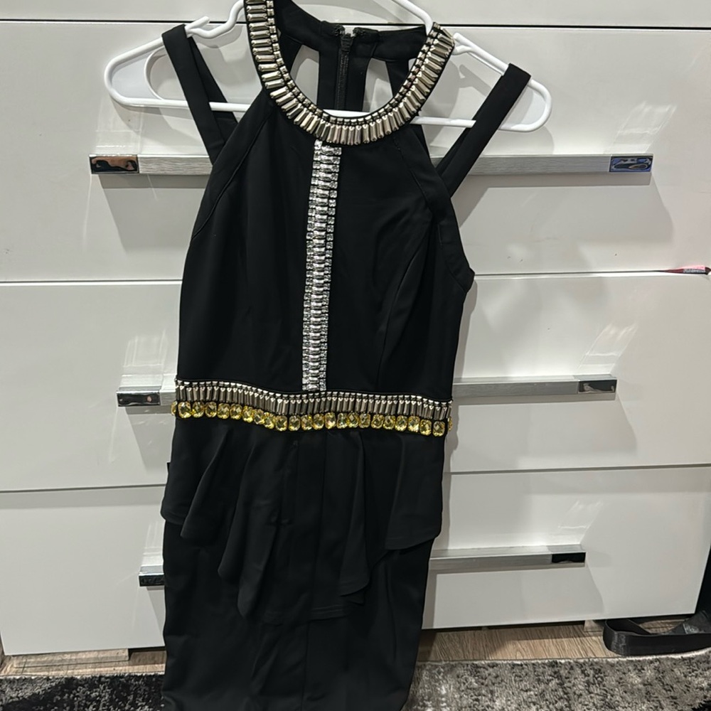 Bebe Peplum Cocktail Dress
